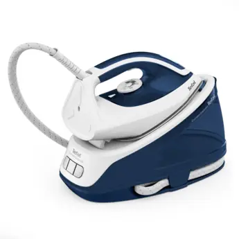 Tefal Express Essential SV6116E0 modrá / Žehlička s parním generátorem / 2200W / 1.l / Parní ráz 270g / tlak páry 5.3bar