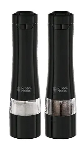 Russell Hobbs Classics 23460-56 / Mlýnky na sůl a pepř / na 4x AA baterie / nerez