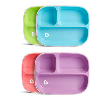 Munchkin – Dělený talíř 2ks / od 6 měsíců