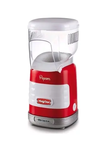 Ariete 2956-00 Party Time červená / Popcornovač / 1100 W / 60 g za 2 min.