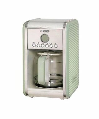 Ariete 1342-04 Vintage zelená / Kávovar na překapávanou kávu / až 12 šálků / LCD displej