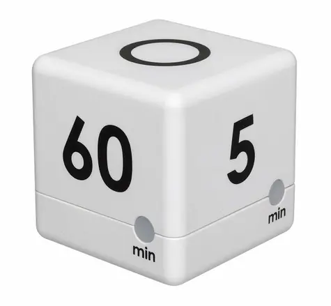 TFA 38.2032.02 - CUBE Digitální časovač - bílá