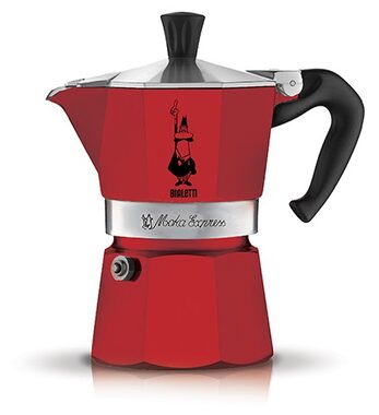 Bialetti MOKA Express konvička na 6 šálků červená 300 ml