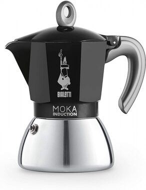 Bialetti MOKA Induction konvička na 4 šálky černá 150 ml / doprodej
