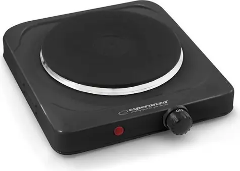 Esperanza EKH002K elektrický vařič černá / 1500 W / 5 teplotních stupňů