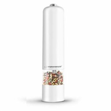 Esperanza EKP001W Malabar mlýnek na pepř bílá / 4x AA baterie