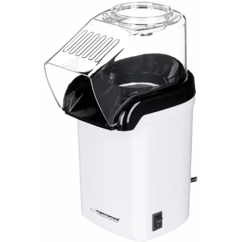 Esperanza EKP005W POOF popcornovač bílá / 1200 W / 0,27 L