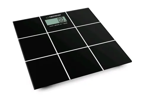 Esperanza EBS004 Salsa osobní digitální váha černá / 180 kg / indikace slabé baterie
