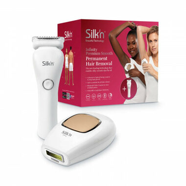 Silk´n Infinity PREMIUM Smooth / pulzní laserový epilátor / 500.000 impulsů