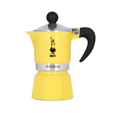 Bialetti Rainbow moka konvička na 1 šálek 50 ml žlutá