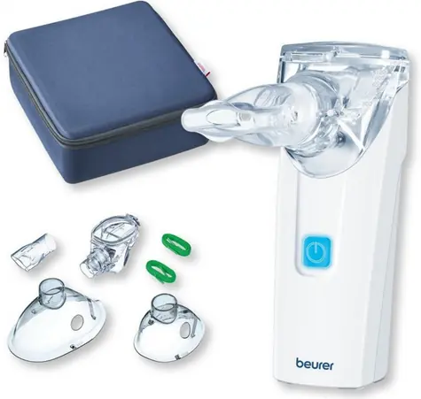 Beurer IH 55 inhalátor / membránový / 0.25 ml-min / baterie 4x AA / příslušenství