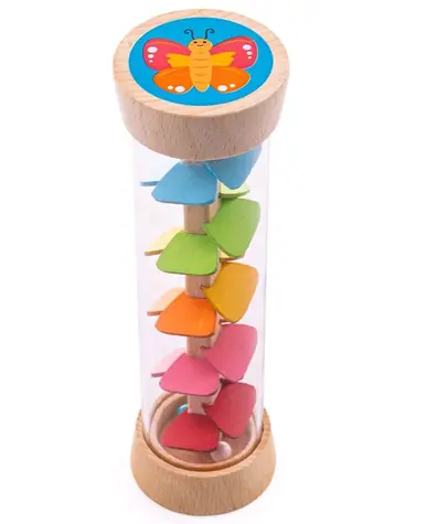 Bigjigs Baby Dešťová hůl Zahrada / od 0 měsíců