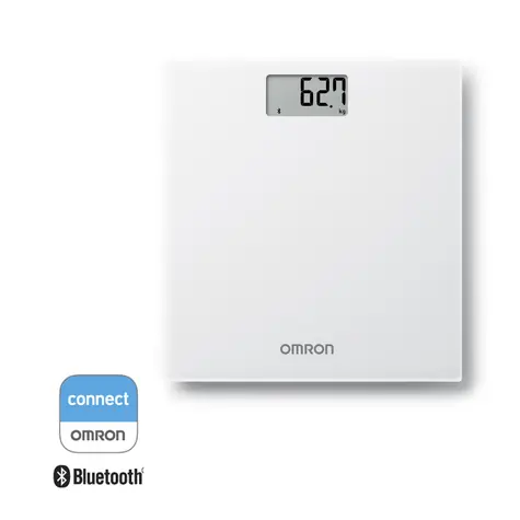 OMRON HN-300T2-EGY Intelli IT Smart šedá / Osobní váha s Bluetooth / nosnost 150kg