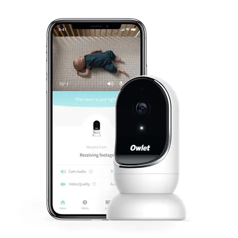 Owlet Cam / Kamera / HD / Noční vidění / Senzor pokojové teploty / přenos zvuku