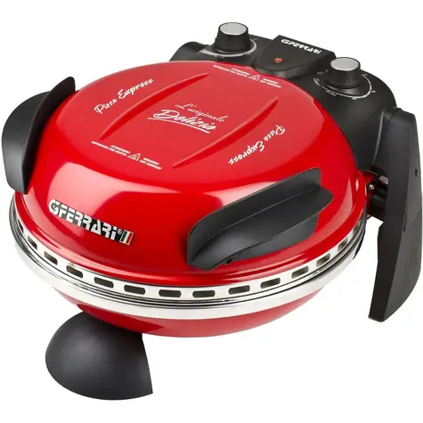 G3Ferrari G1000602 Delizia Red / Mini trouba na pizzu / 1200 W / průměr 31cm / nastavitelný termostat do 390°C