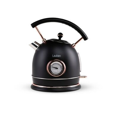 Lauben Electric Kettle 17BC černá / Varná konvice / 1.8L / 2200 W / 360°otočná základna / ukazatel teploty
