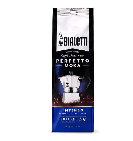 Bialetti Perfetto Moka Intenso 250 g / mletá káva / 30% Arabica & 70% Robusta 