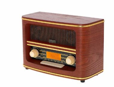 Adler AD 1187 hnědá / Retro rádio / FM / Bluetooth / AUX / Stereo / LCD / 2x5W