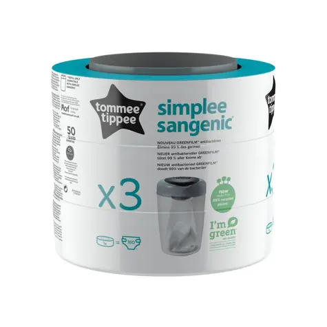 Tommee Tippee Náhradní kazety Sangenic Simplee 3 ks