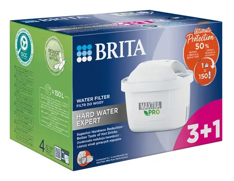 Brita Maxtra Pro Hard Water Expert 4 ks / filtrační vložka