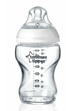 Tommee Tippee Kojenecká láhev C2N 250ml skleněná / od 0 měsíců