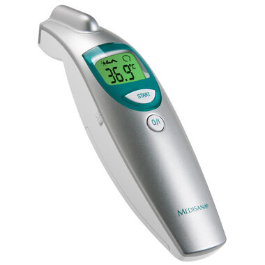 Medisana FTN 76120 / bezkontaktní infračervený teploměr / 34.0 až 42.2 °C / alarm / LCD displej / paměť