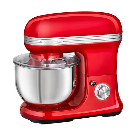 ProfiCook KM 1197 červený / Kuchyňský robot / 1200W / 5L / 6 rychlostí 