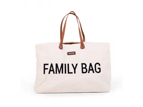 Childhome Family Bag Teddy Off White / Cestovní taška / 55 x 40 x 18 cm 