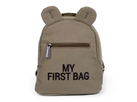 Childhome My First Bag Canvas Khaki / Dětský batoh / 24 x 8 x 20 cm