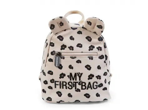 Childhome My First Bag Canvas Leopard / Dětský batoh / 24 x 8 x 20 cm