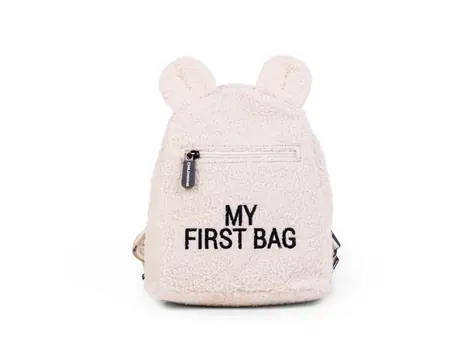 Childhome My First Bag Teddy Off White / Dětský batoh / 24 x 8 x 20 cm