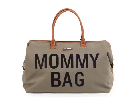 Childhome Přebalovací taška Mommy Bag Canvas Khaki / 55 x 30 x 40 cm / nosnost 5 kg