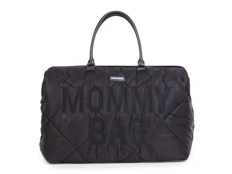 Childhome Přebalovací taška Mommy Bag Puffered Black / 55 x 30 x 40 cm / nosnost 5 kg