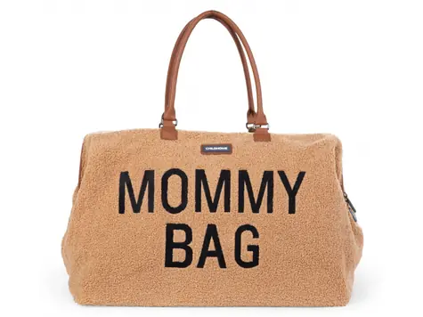 Childhome Přebalovací taška Mommy Bag Teddy Beige / 55 x 30 x 40 cm / nosnost 5 kg