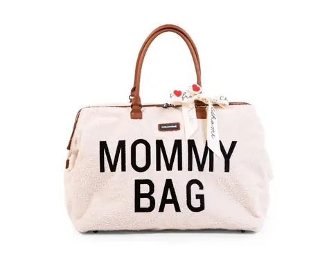 Childhome Přebalovací taška Mommy Bag Teddy Off White / 55 x 30 x 40 cm / nosnost 5 kg