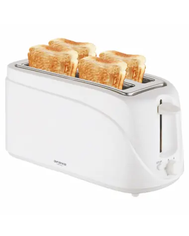 Orava HR-108 bílá / topinkovač / 1200 W / 4 sloty / 6 stupňů opečení / doprodej