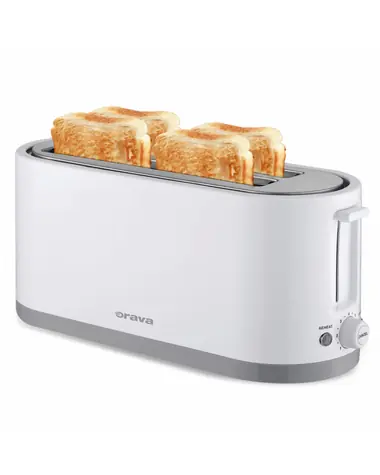 Orava HR-125 bílá / topinkovač / 1200-1400 W / 4 sloty / 7 stupňů opečení