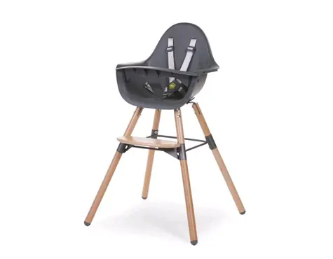 Childhome Evolu 2 Natural - Anthracite / Židlička 2v1 / od 6 měsíců do 6 let