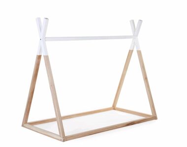 Childhome Postel Tipi stan konstrukce Natural White 70x140cm
