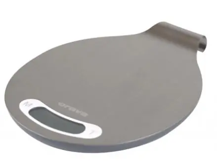 Orava EV-15 nerez / Digitální kuchyňská váha / LCD / max. hmotnost 5 kg
