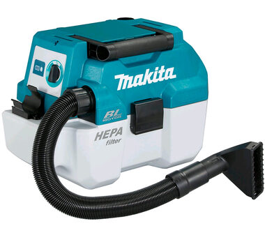 Makita DVC750LZX3 / Aku Ruční vysavač / 18V / 7.5 L / HEPA / až 70 minut / bez Aku