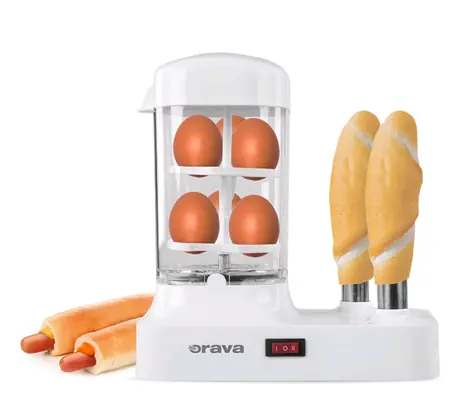 Orava HM-03 / Hotdogovač s nádstavcem na vaření vajec / 340 W / 25 W