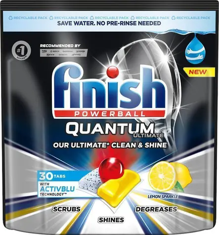 FINISH Quantum Ultimate 30 ks lemon / Tablety do myčky 