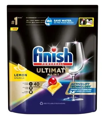 FINISH Quantum Ultimate 40 ks lemon / Tablety do myčky 