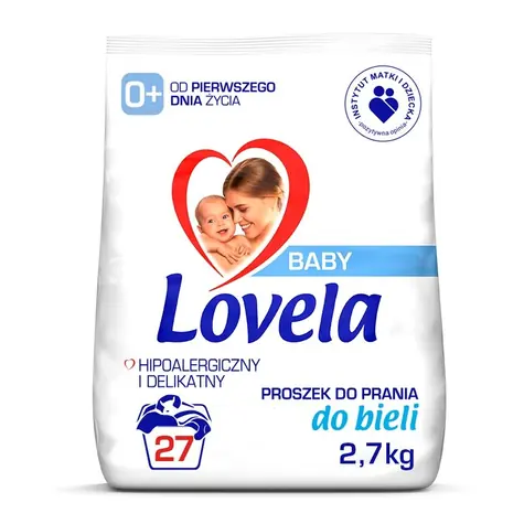 LOVELA Baby prací prášek na bílé prádlo 2.7 kg