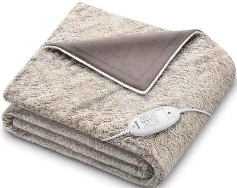Beurer HD 75 nordic vyhřívací deka / 100W / 6 teplot / 180 x 130 cm