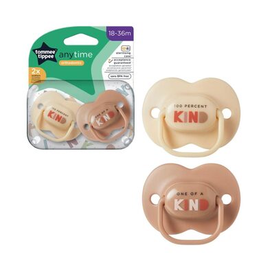 Tommee Tippee Šidítko C2N silikon Any Time 2ks | 18 - 36 měsíců