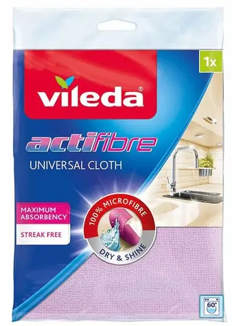 Vileda Actifibre Útěrka z mikrovlákna 1ks / 32x27 cm