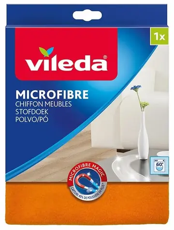 Vileda Microfibre Prachovka z mikrovlákna oranžová 1ks / 30x40 cm
