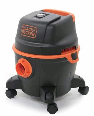 Black&Decker BXVC15PE / Víceúčelový vysavač s příslušenstvím / 1200W / 15 L / Mokré a suché vysávání